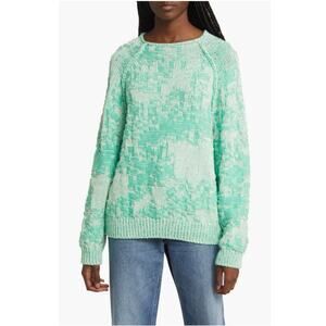 Closed Sweater 100% Organic Cotton Knit Mint Green NWT $465 Size XL 12